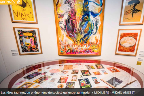 ¨Pierre Parsus au musée taurin de Nîmes